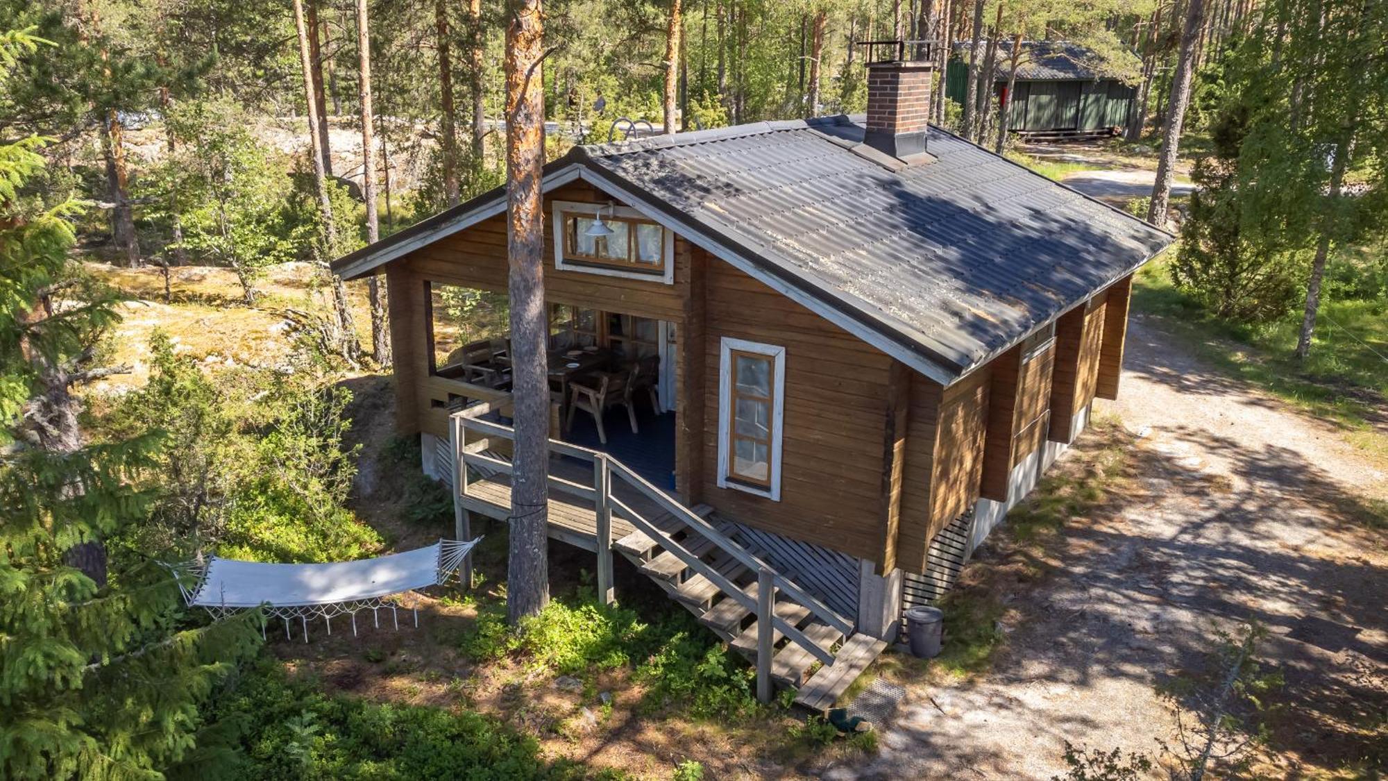 Pinetree Cottages Cozy Log Cabin Kalanti Exterior foto
